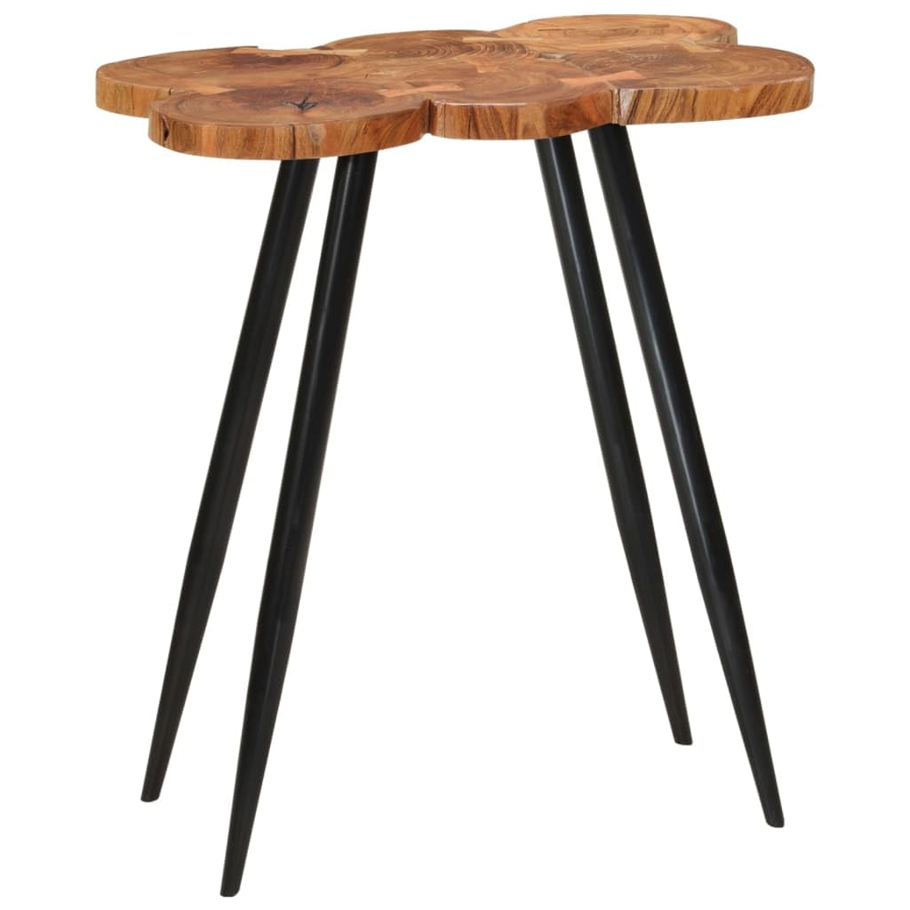 vidaXL Baumstamm-Bartisch 90x54x105 cm Akazie Massivholz