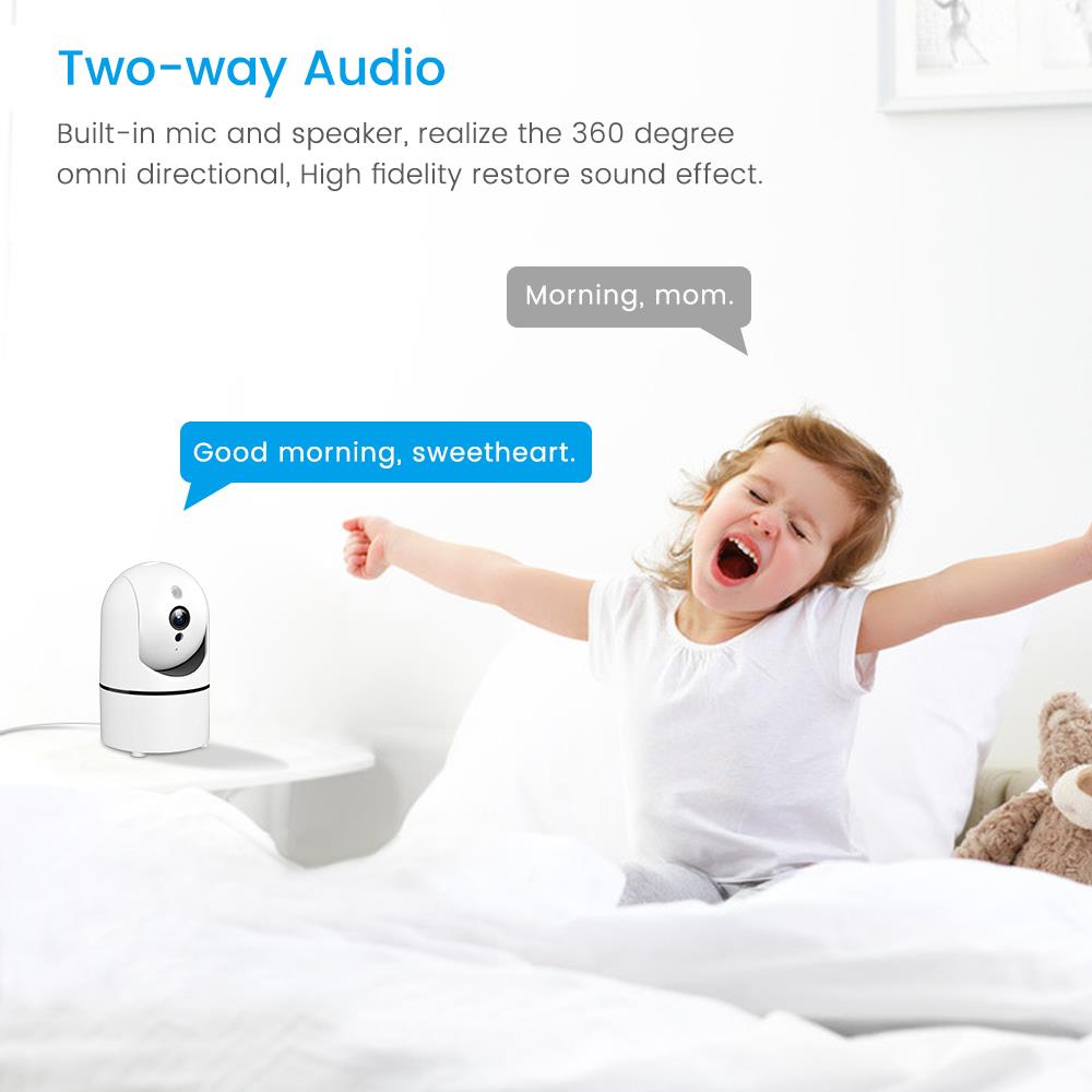 Serenelife IP Kamera WLAN 720p Nachtsicht 2-Wege-Audio