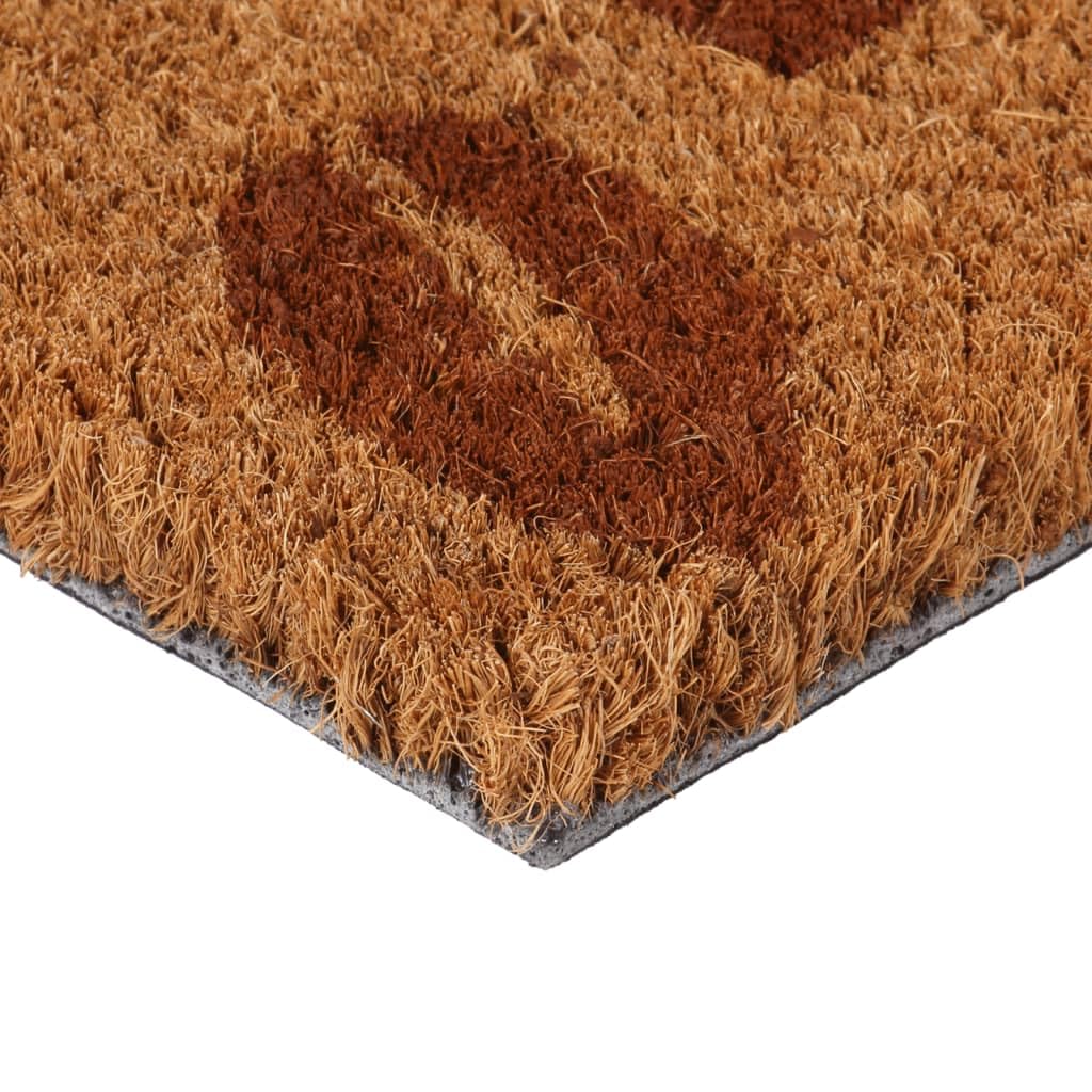 vidaXL Heim & Garten Fußmatte Kokos 40x60 cm Natur rechteckig
