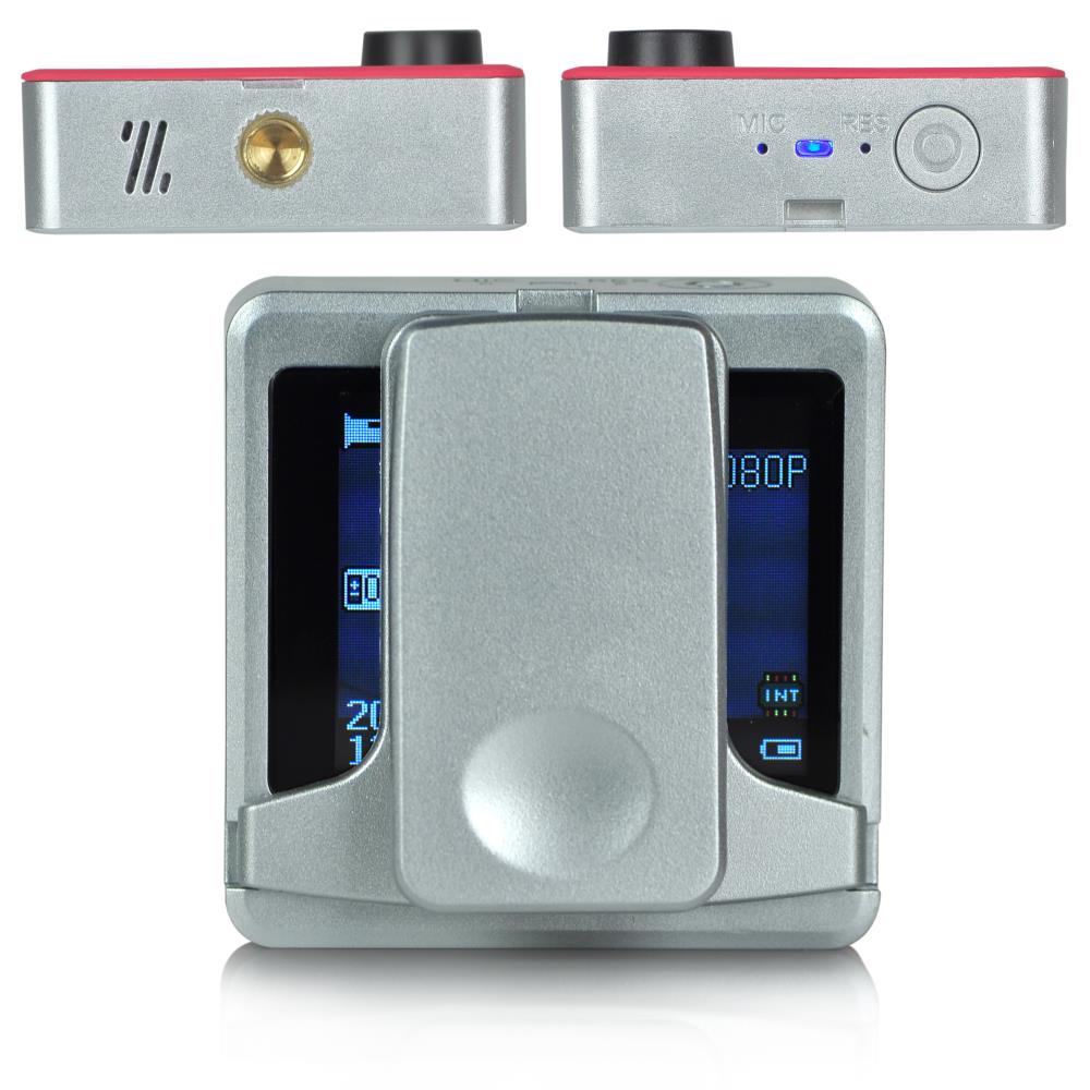 Serenelife tragbare Kamera 1080p Rot WiFi Minikamera mit Clip