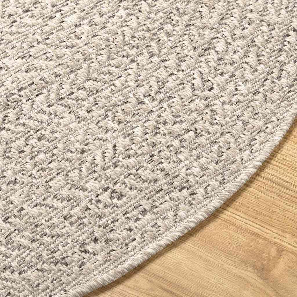vidaXL ZIZUR Teppich Creme 140x200 cm Polypropylen
