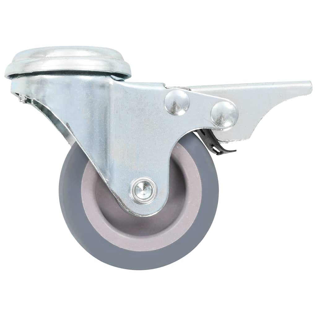 vidaXL Lenkrollen 50 mm Bolzenloch Möbelrollen 4 Stück