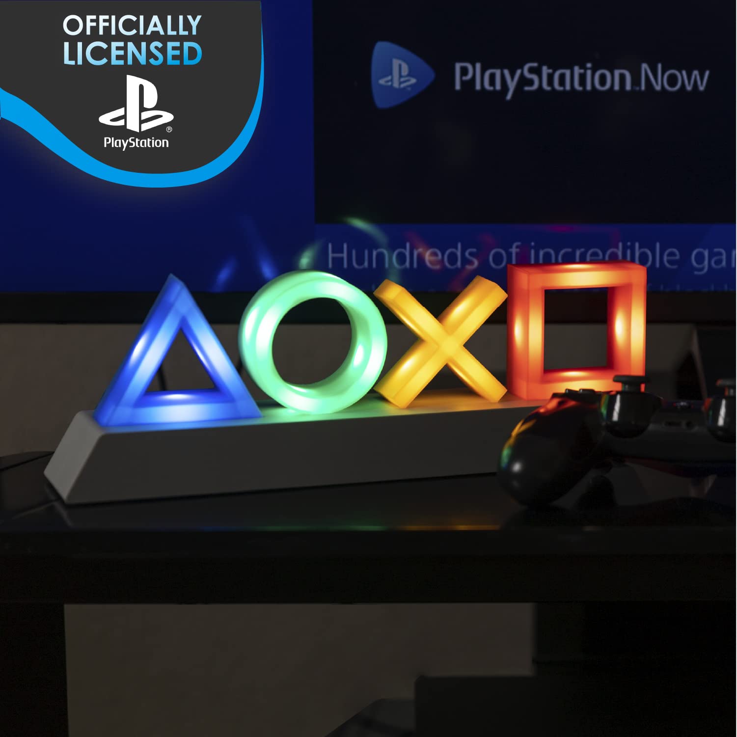 Paladone Lighting PlayStation Icons Tischlampe 30 cm mit 3 Lichtmodi