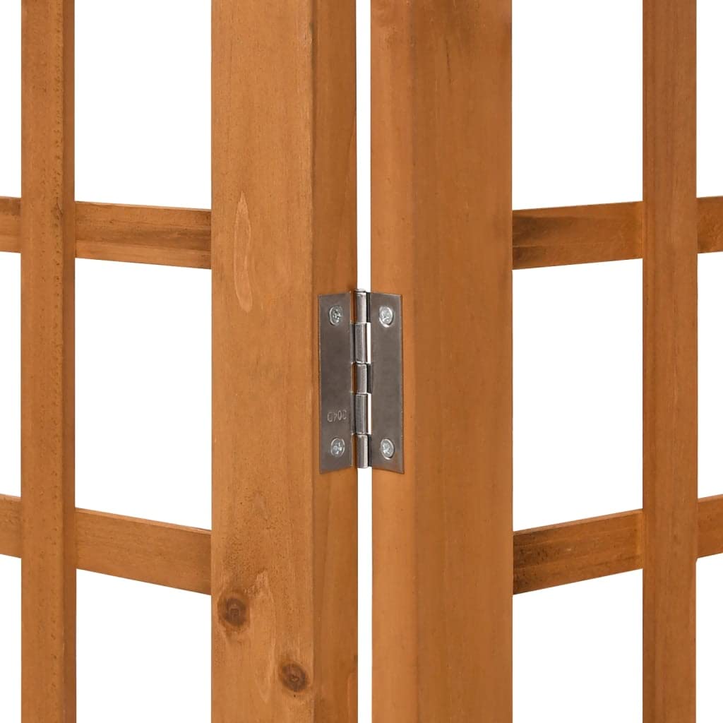vidaXL Heim & Garten Paravent Spalier 121x180,5 cm Braun Holz
