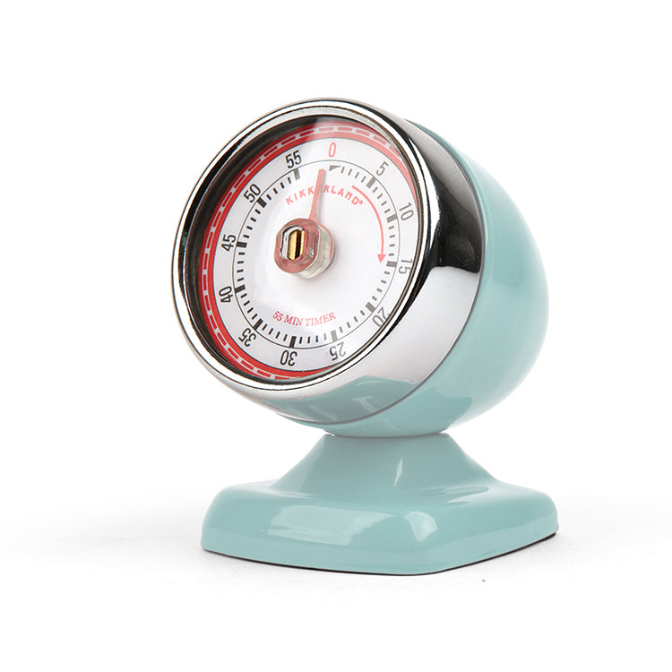 Kikkerland Kitchen Vintage Streamline Küchentimer Blau