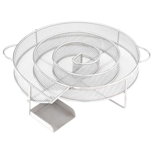vidaXL Kaltrauchgenerator rund 19,5 cm Edelstahl für Smoker