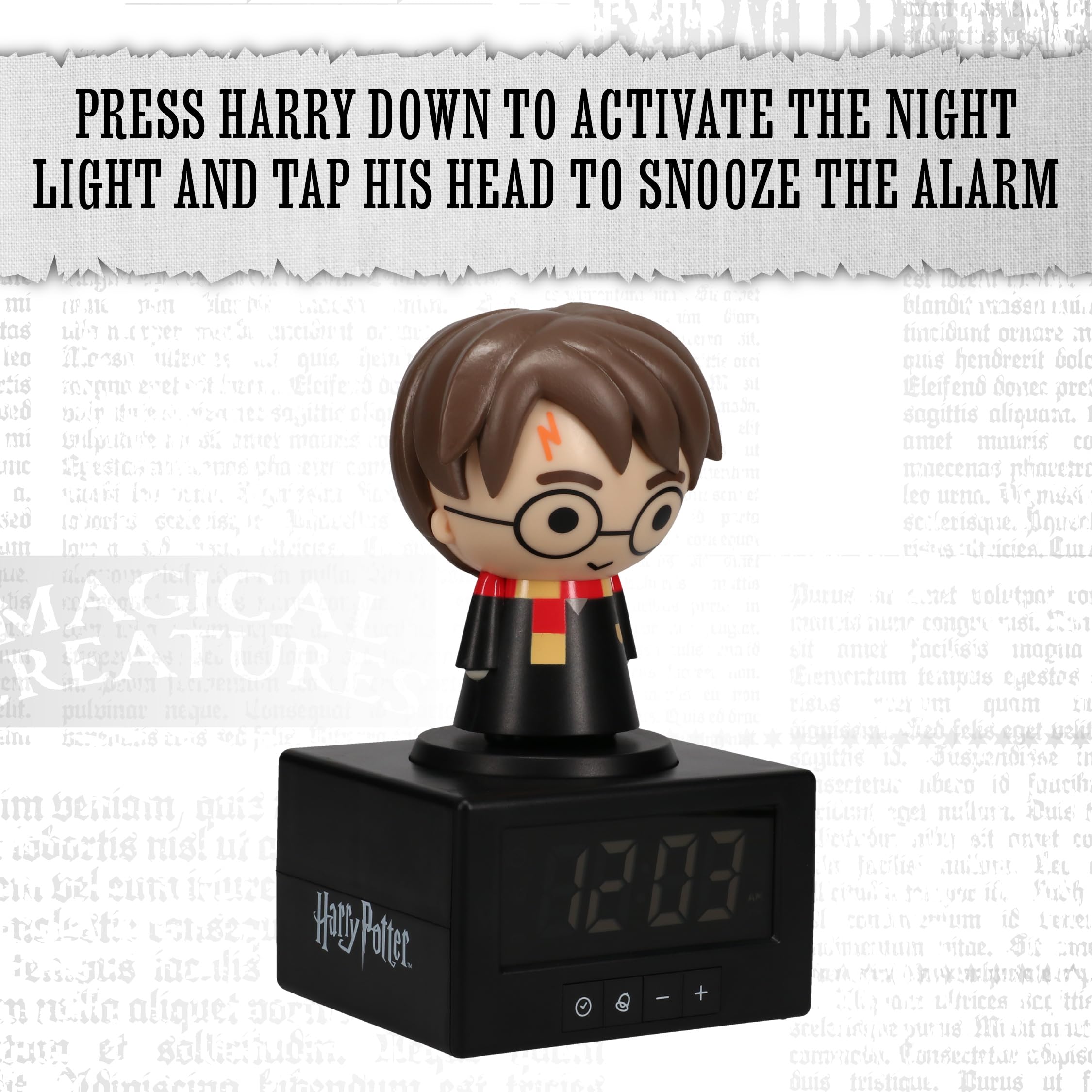 Paladone Harry Potter Digitaler Wecker 17 cm mit Licht