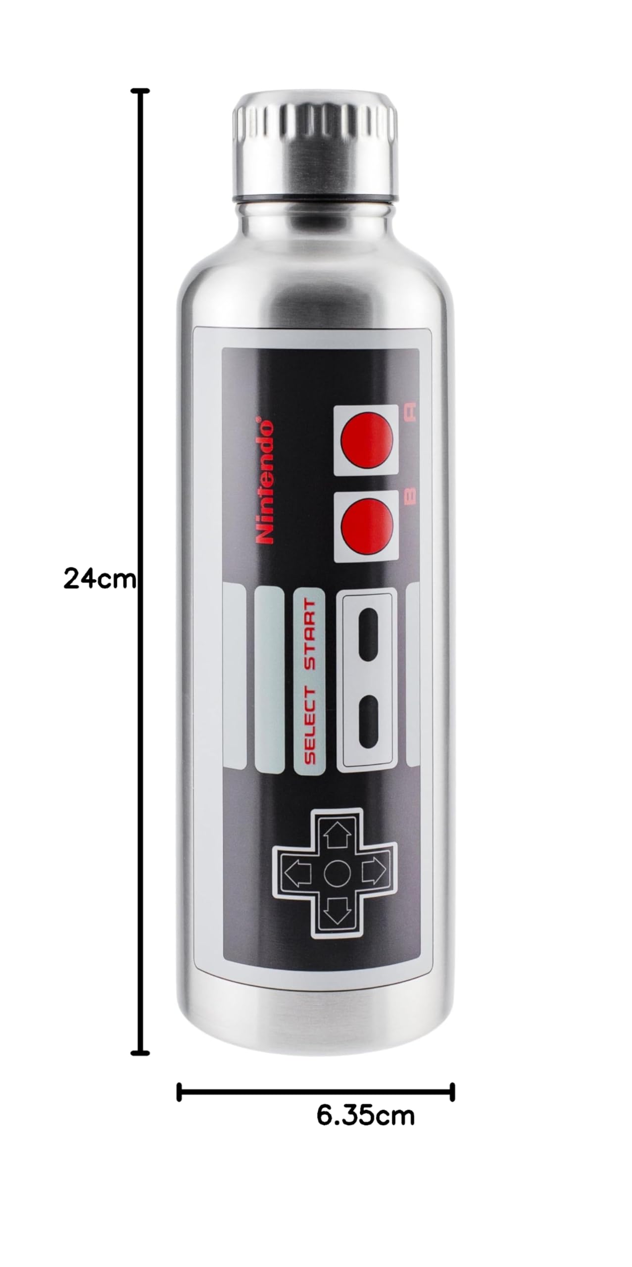 Paladone Drinkware NES Trinkflasche Metall 500 ml