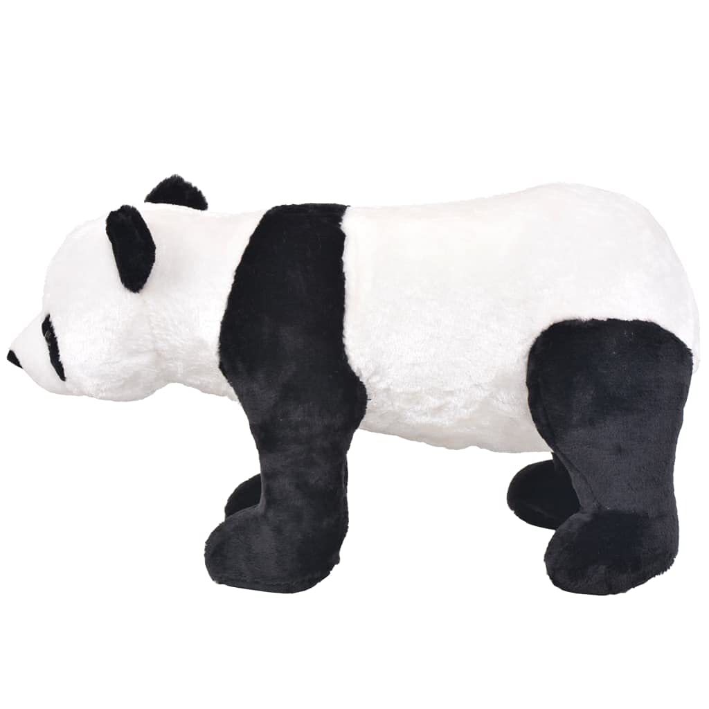 vidaXL Panda Plüschtier XXL 92 cm schwarz-weiß 100 kg