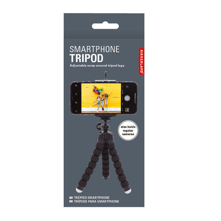 Kikkerland Smartphone Tripod Handy-Stativ mit Kugelkopf