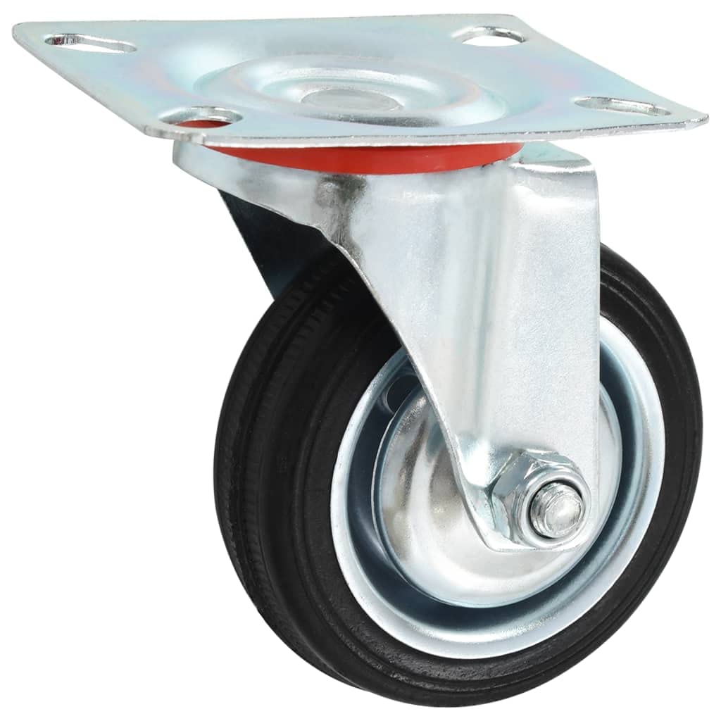 vidaXL Wirtschaft & Industrie Lenkrollen 75 mm 32 Stk. Gummi 50 kg