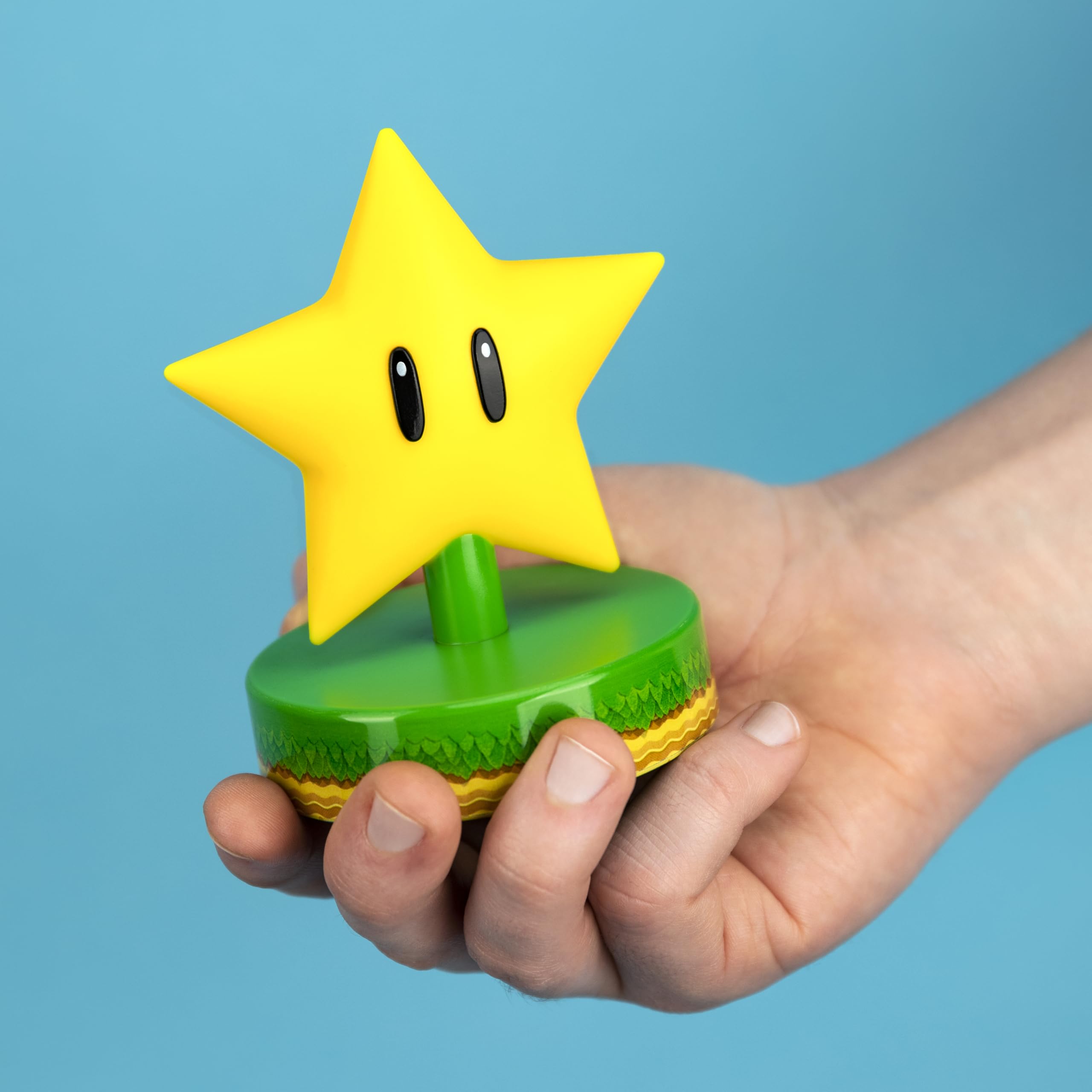 Paladone Mario Super Star Icon Light Gelb Nachtlicht