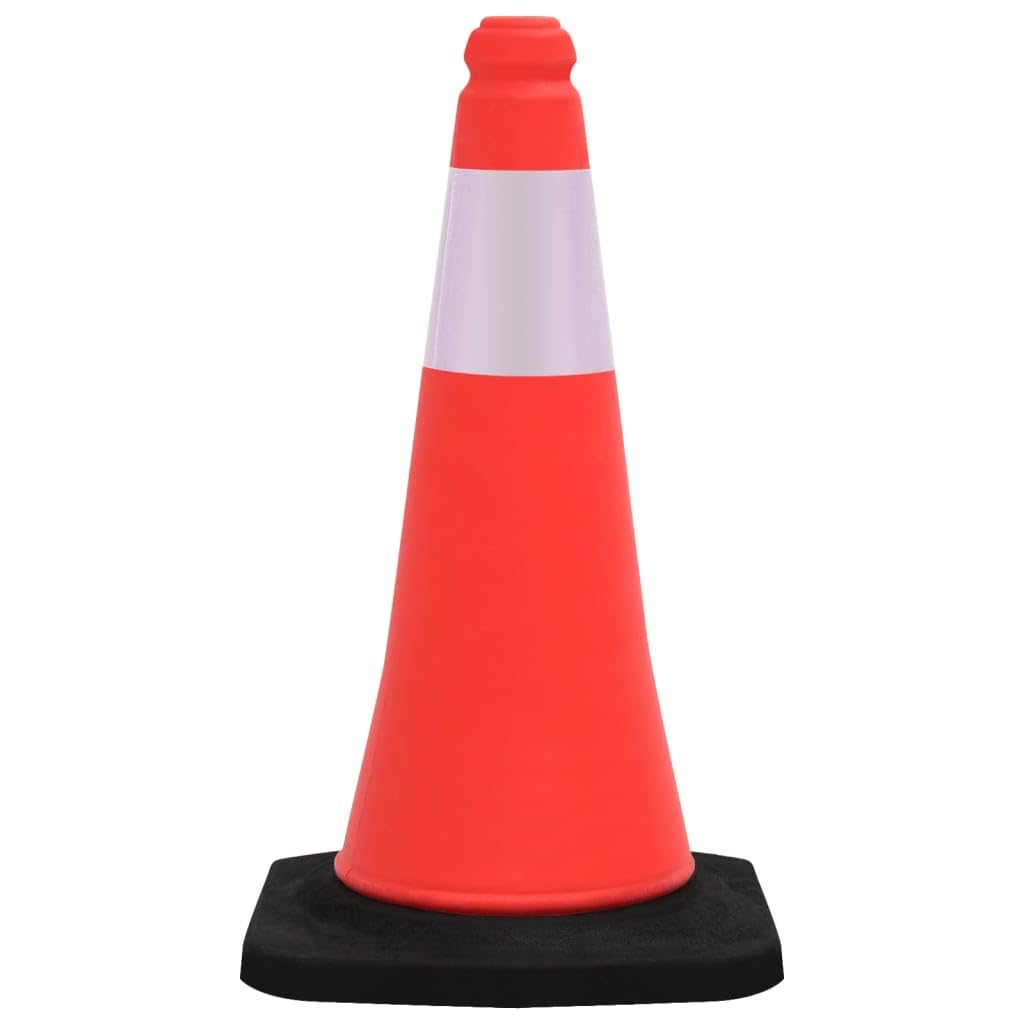 vidaXL Leitkegel 4x 50cm HDPE rot reflektierend Set