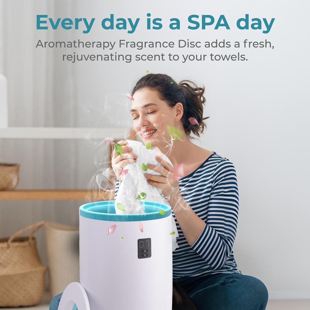 Serenelife Towel Warmers Handtuchwärmer Blau 20L mit Timer