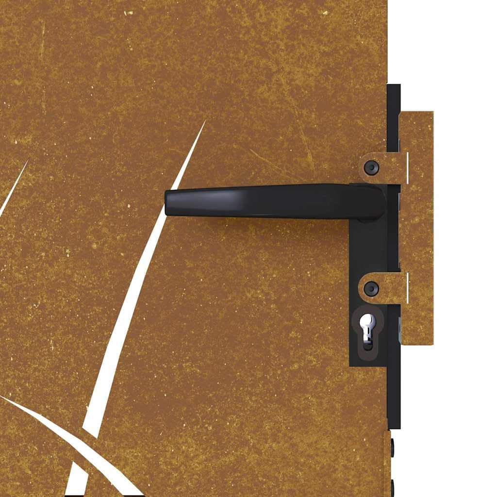 vidaXL Heim & Garten Gartentor 100x150 cm Cortenstahl Braun