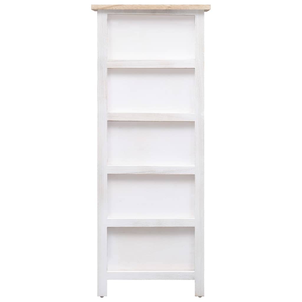 vidaXL Beistellschrank Kommode Paulownia-Holz 5 Schubladen 35x25x87cm