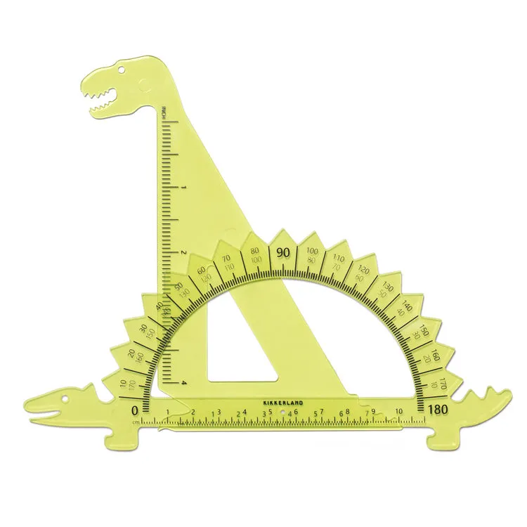 Kikkerland Jurassic Rulers Lineal Set Dino