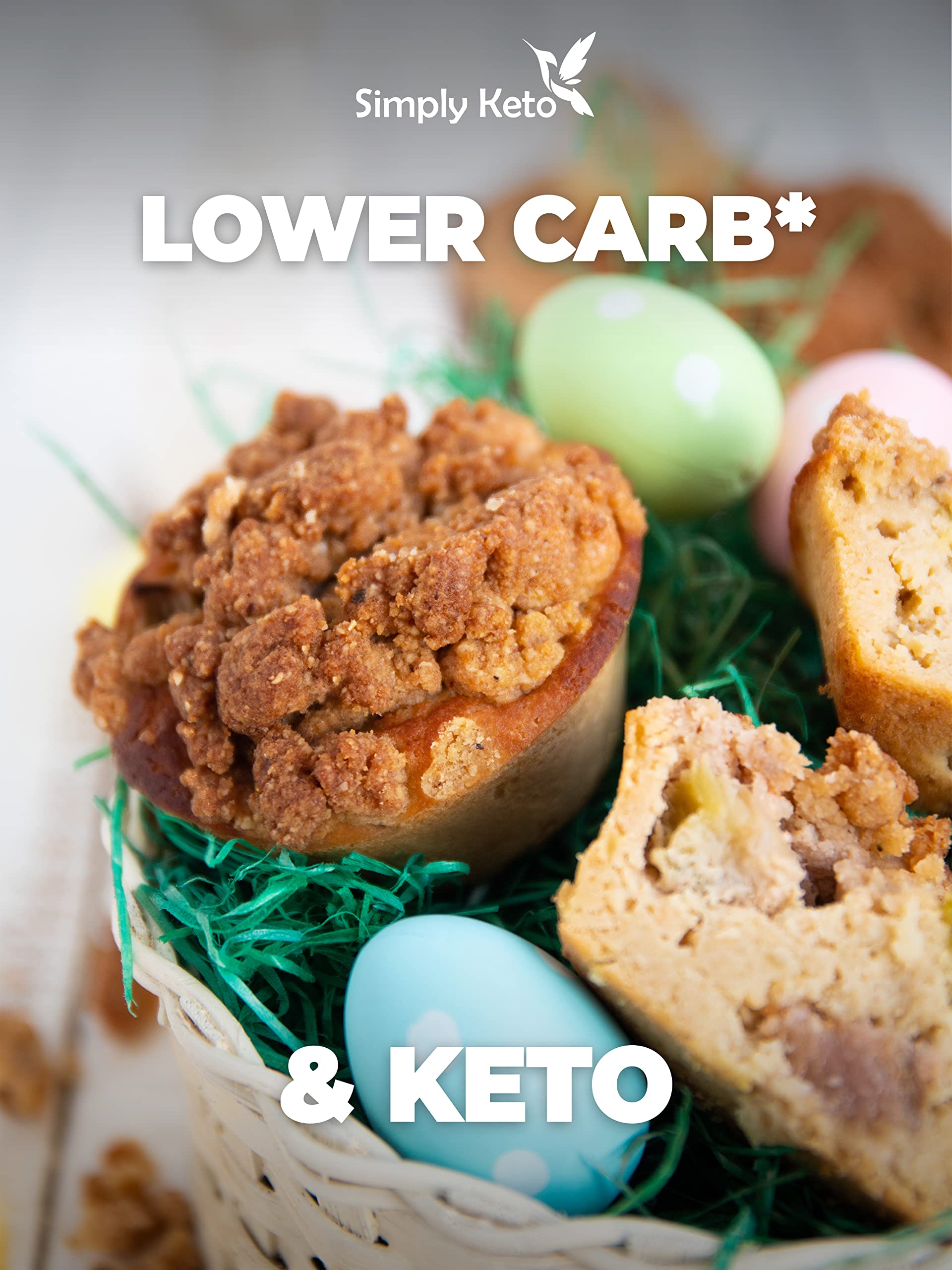 Simply Keto Muffins Apfel-Rhabarber Streusel 2er Pack zuckerfrei
