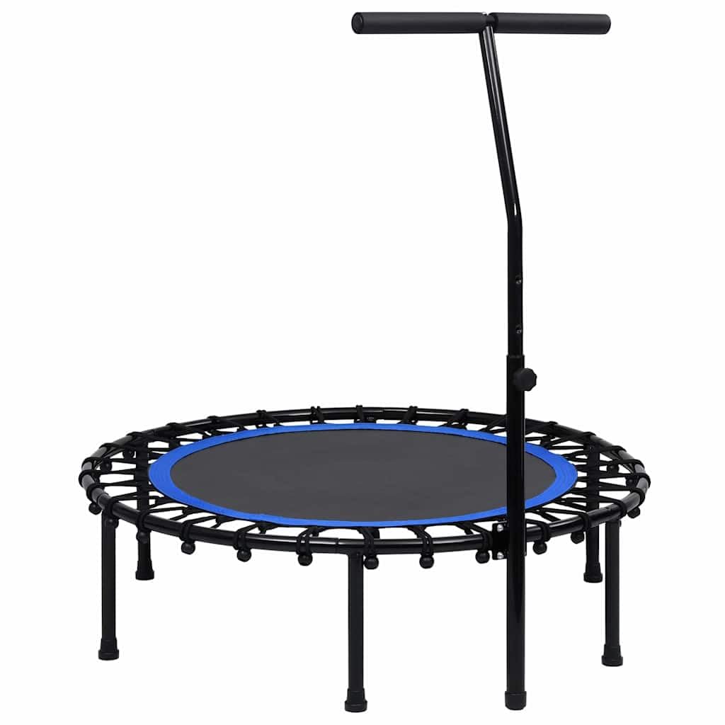 vidaXL Fitness Trampolin 102 cm mit Griff Minitrampolin Bungee