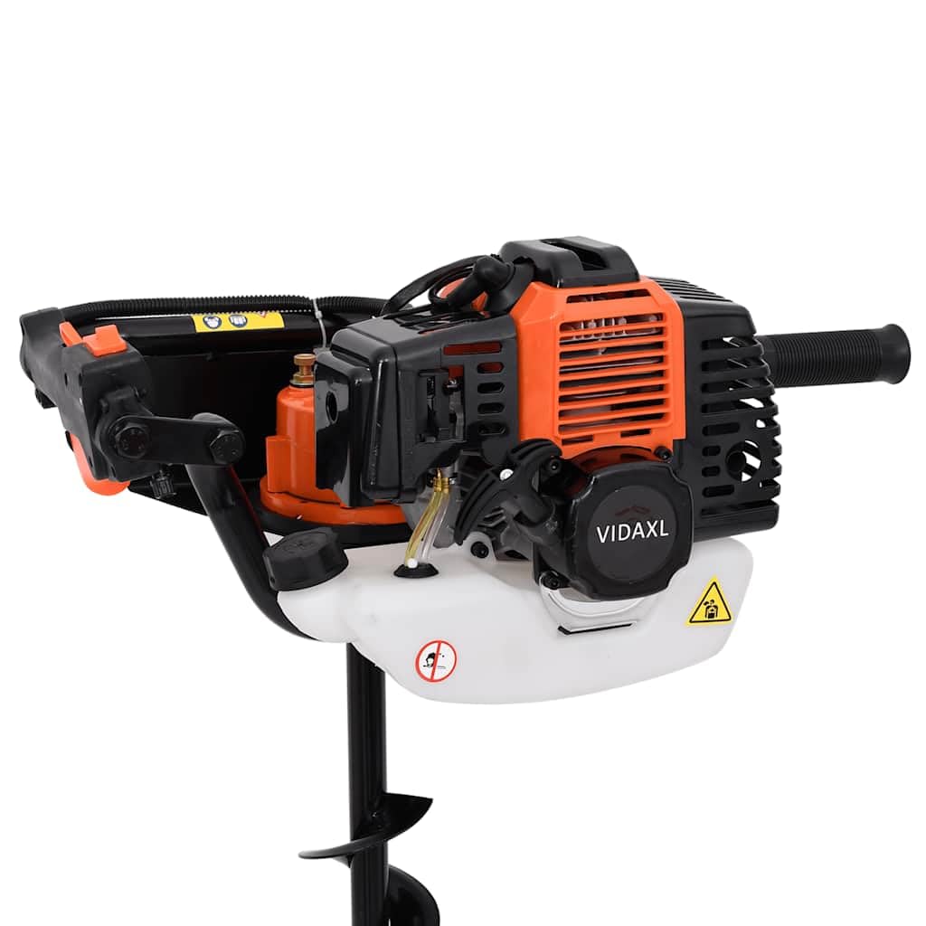vidaXL Heimwerkerbedarf Erdbohrer-Set Benzin 52 ccm 7-teilig