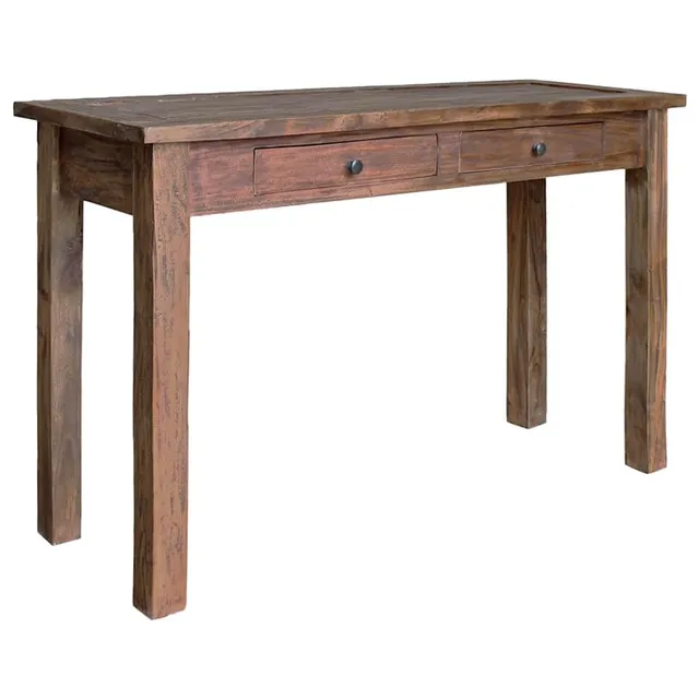 vidaXL Möbel Konsolentisch Mahagoni 123x42x75 cm