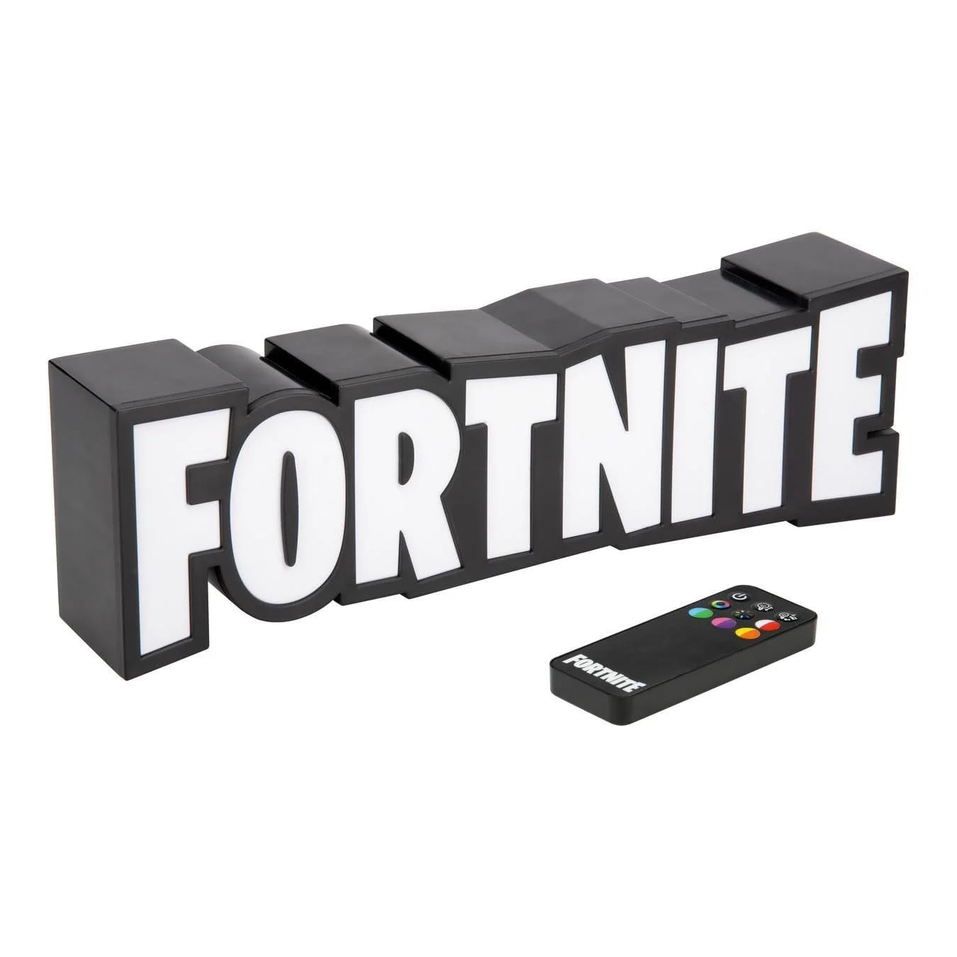 Paladone Fortnite RGB-Logo-Lampe Gaming-Lampe 32 cm mit Fernbedienung