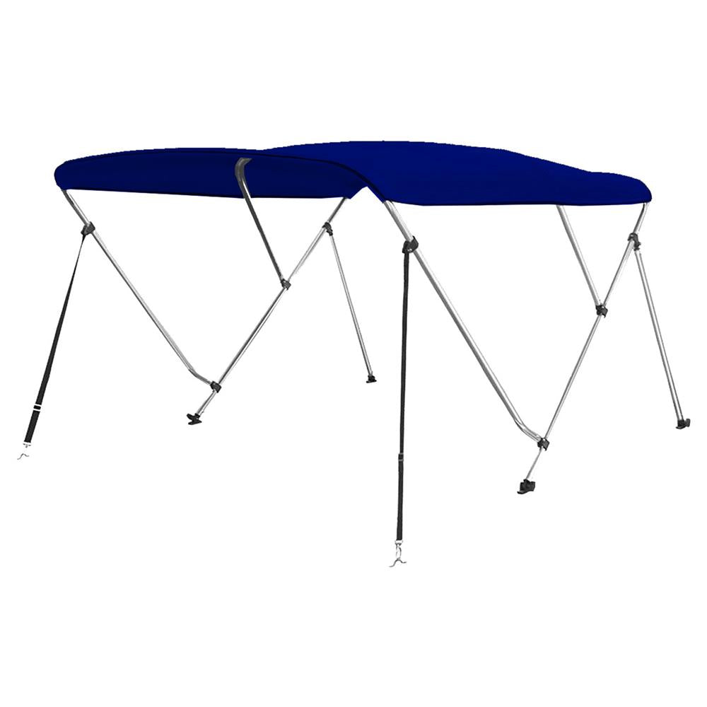 Serenelife Bimini Top 3 Bow Bootverdeck Blau 72 Zoll wasserdicht