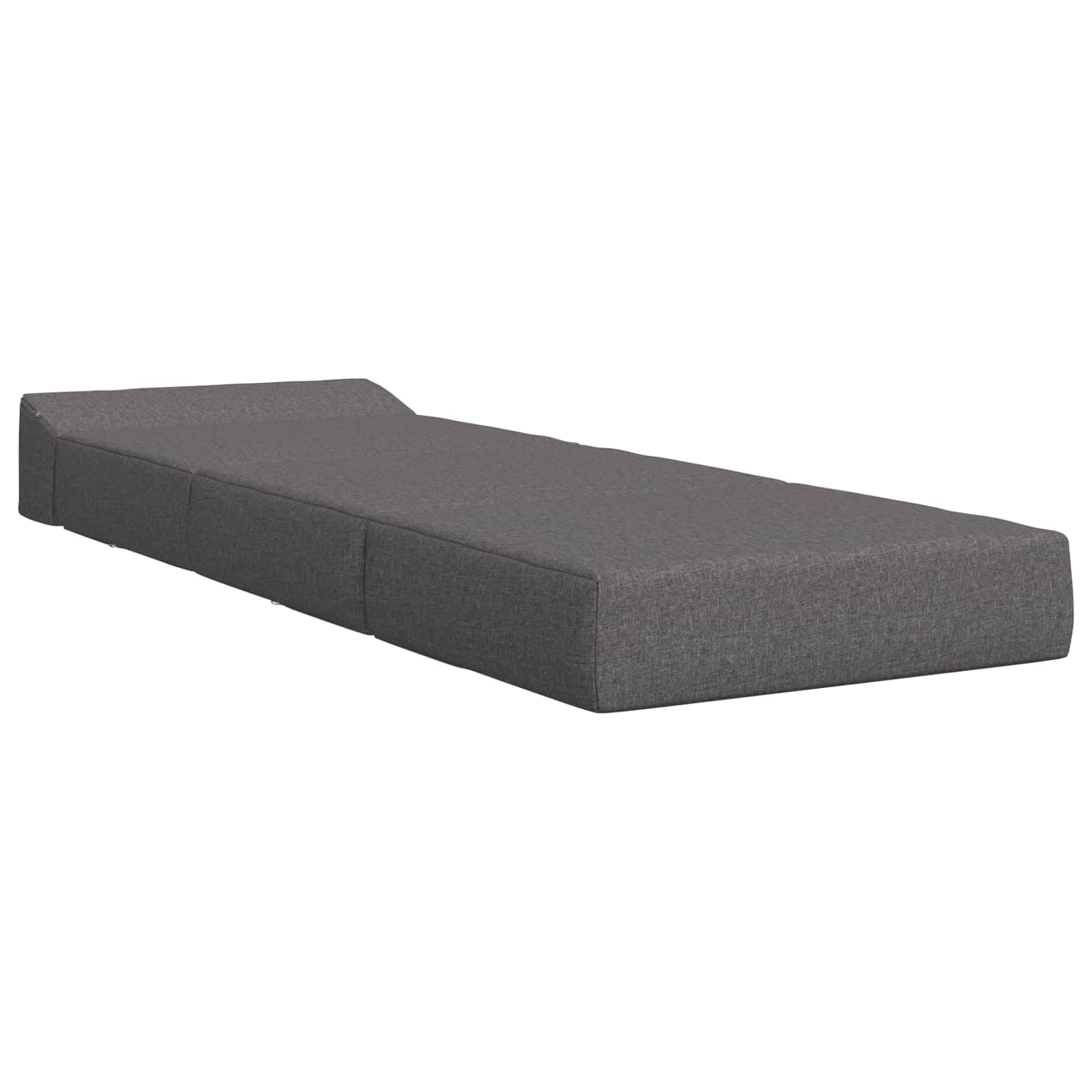 vidaXL Möbel Schlafsofa Klappbar Hellgrau 70 cm Stoff Polyester