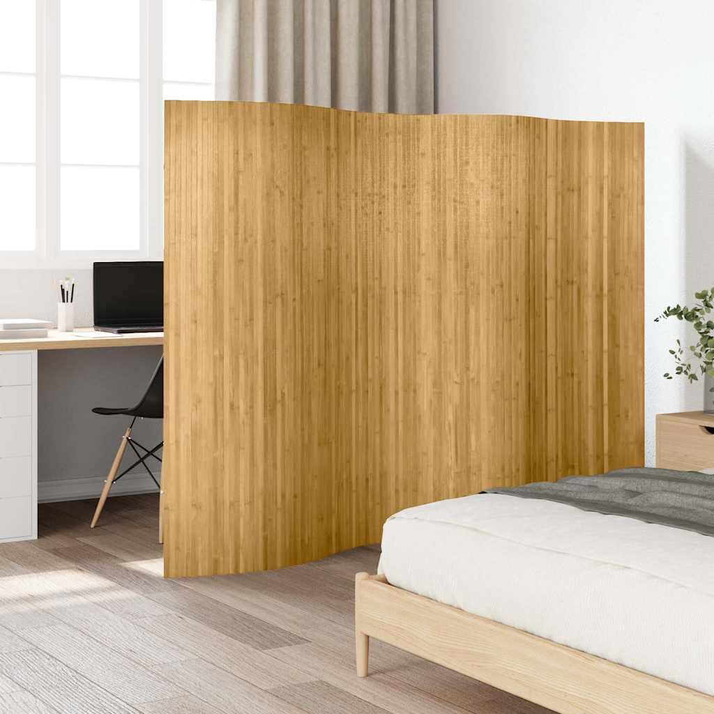 vidaXL Raumteiler Bambus 250x165 cm Natur Sichtschutz