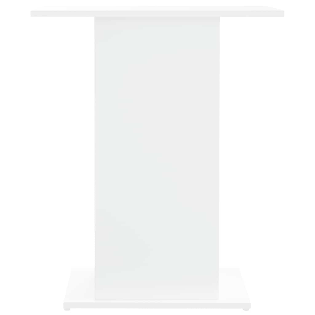 vidaXL Aquariumständer Weiß 60,5x36x72,5 cm Holz