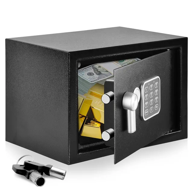 Serenelife Storage Safe Box Elektronik-Tresor Stahl 31cm