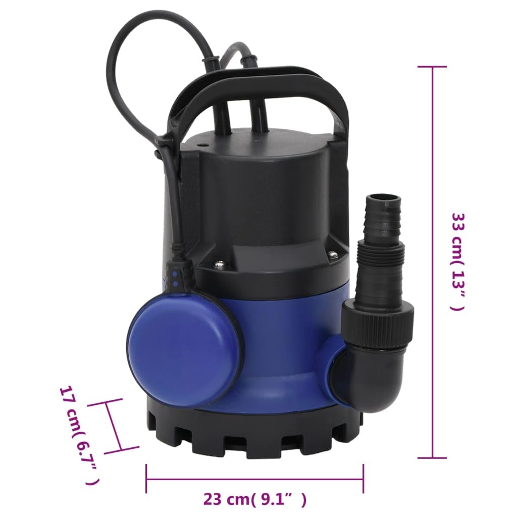 vidaXL Elektrische Schmutzwasser-Tauchpumpe 400 W 5 m