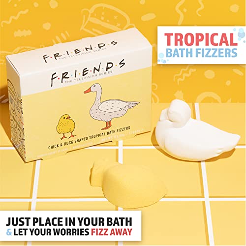 Paladone Friends Badebomben Chick Duck Tropical 2er