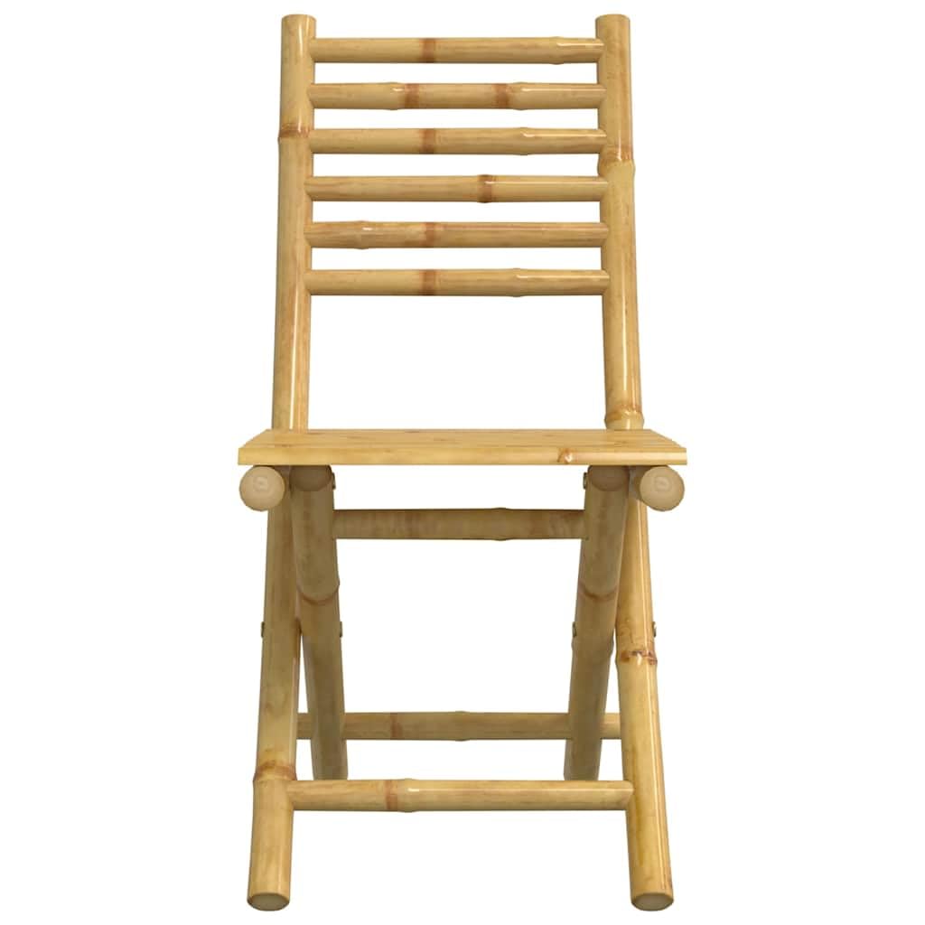 vidaXL Bistro-Set Bambus 3-tlg. klappbar 3278527 natur