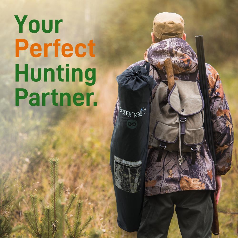 Serenelife Tarnzelt Jagd 2 Personen Camo 165cm