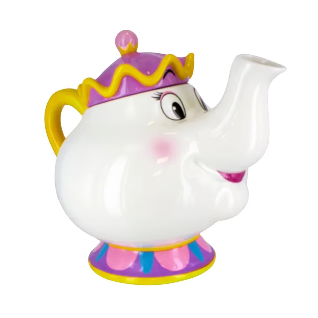 Paladone Mrs Potts Teekanne Keramik Disney 4 Tassen