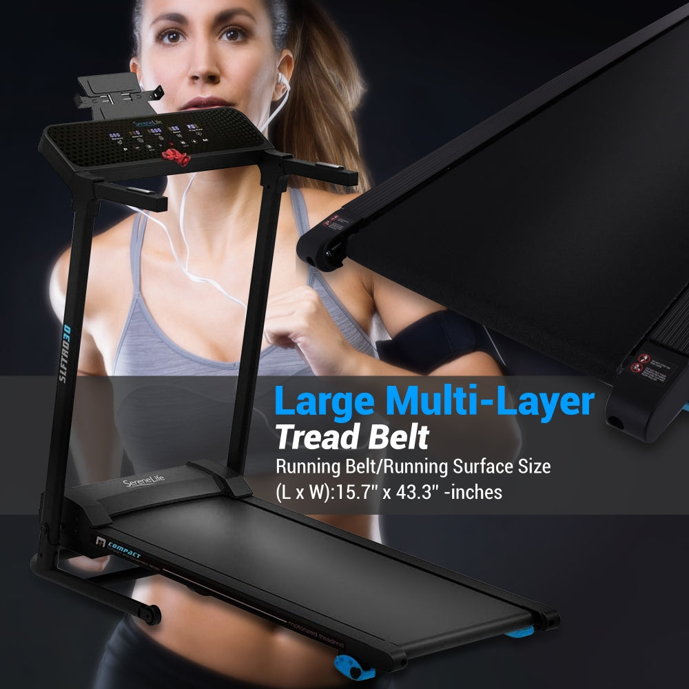 Serenelife Fitness Laufband klappbar elektrisch 12 km/h