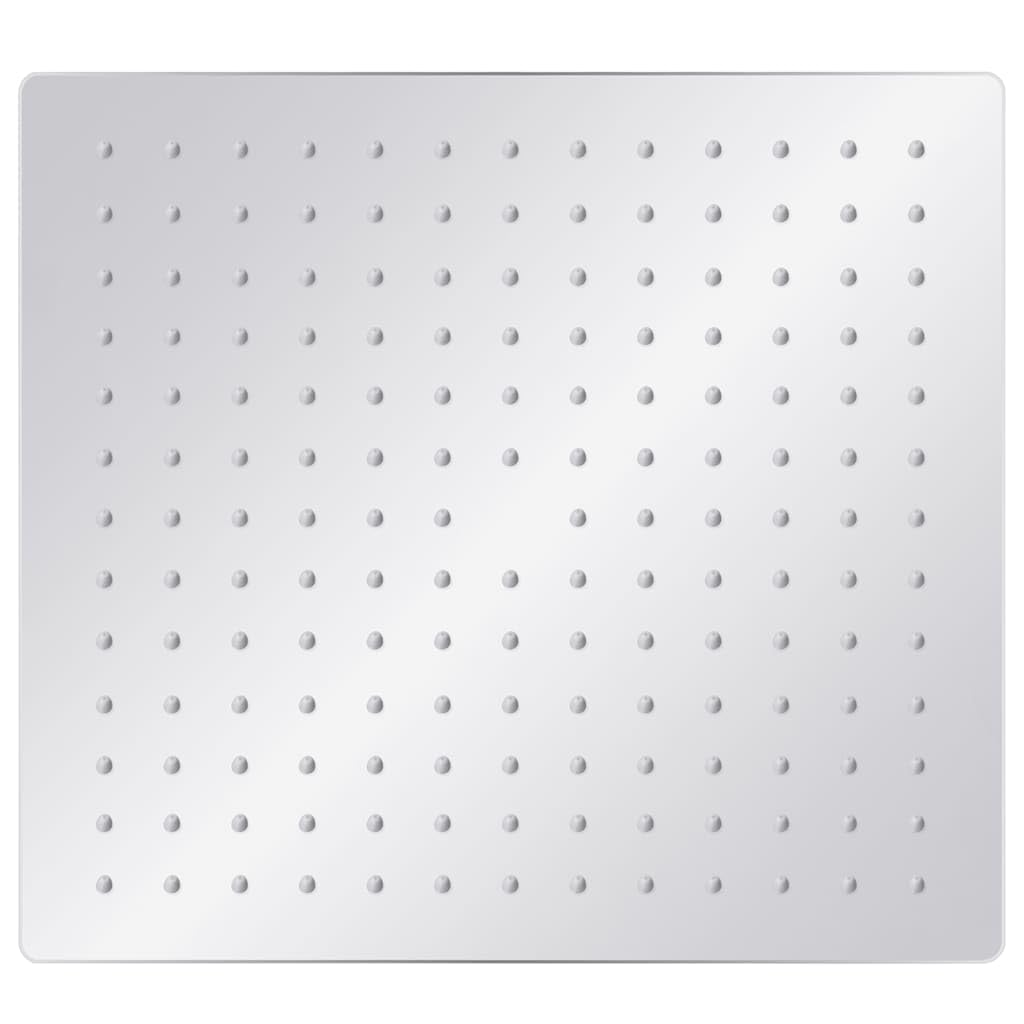 vidaXL Regenbrause Duschkopf Edelstahl 30x30 cm quadratisch