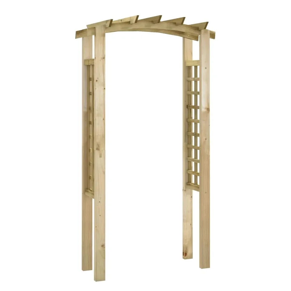 vidaXL Heim & Garten Rosenbogen 110x60x210 Kiefer Imprägniert
