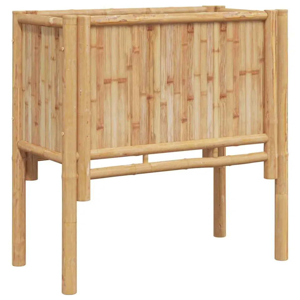 vidaXL Heim & Garten Hochbeet Braun Bambus 70x35x70 cm