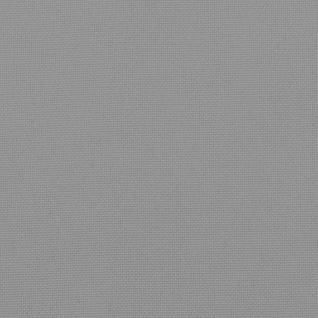 vidaXL Palettenkissen Grau 200x40x8 cm Oxford-Stoff