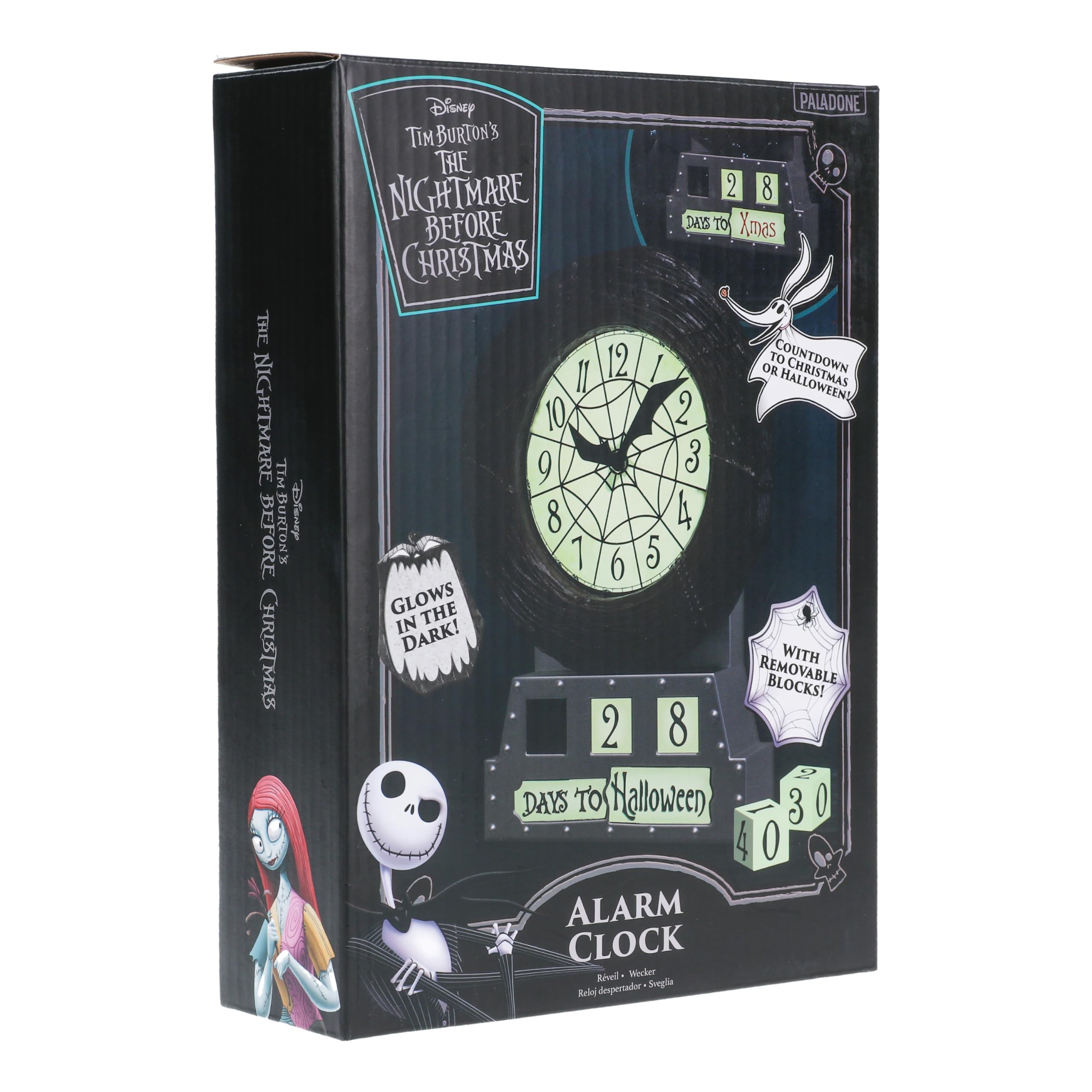 Paladone Lighting Nightmare Christmas Countdown Wecker 21 cm