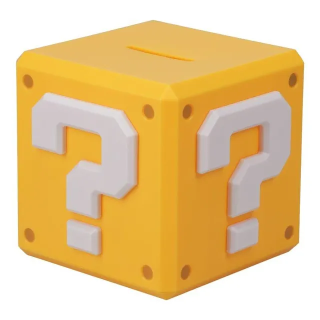 Paladone Super Mario Frageblock Spardose 12 cm Gelb