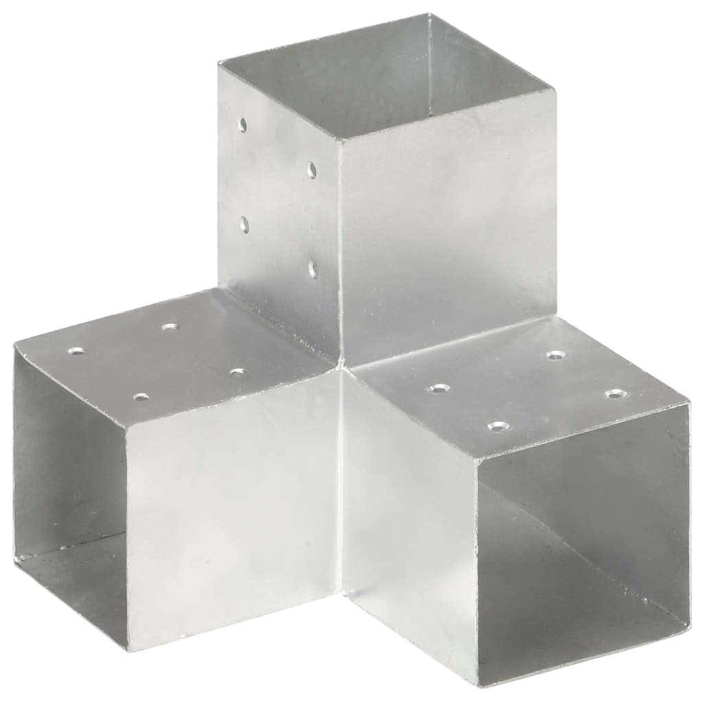 vidaXL Heim & Garten Pfostenverbinder Y-Form 101x101 mm verzinkt
