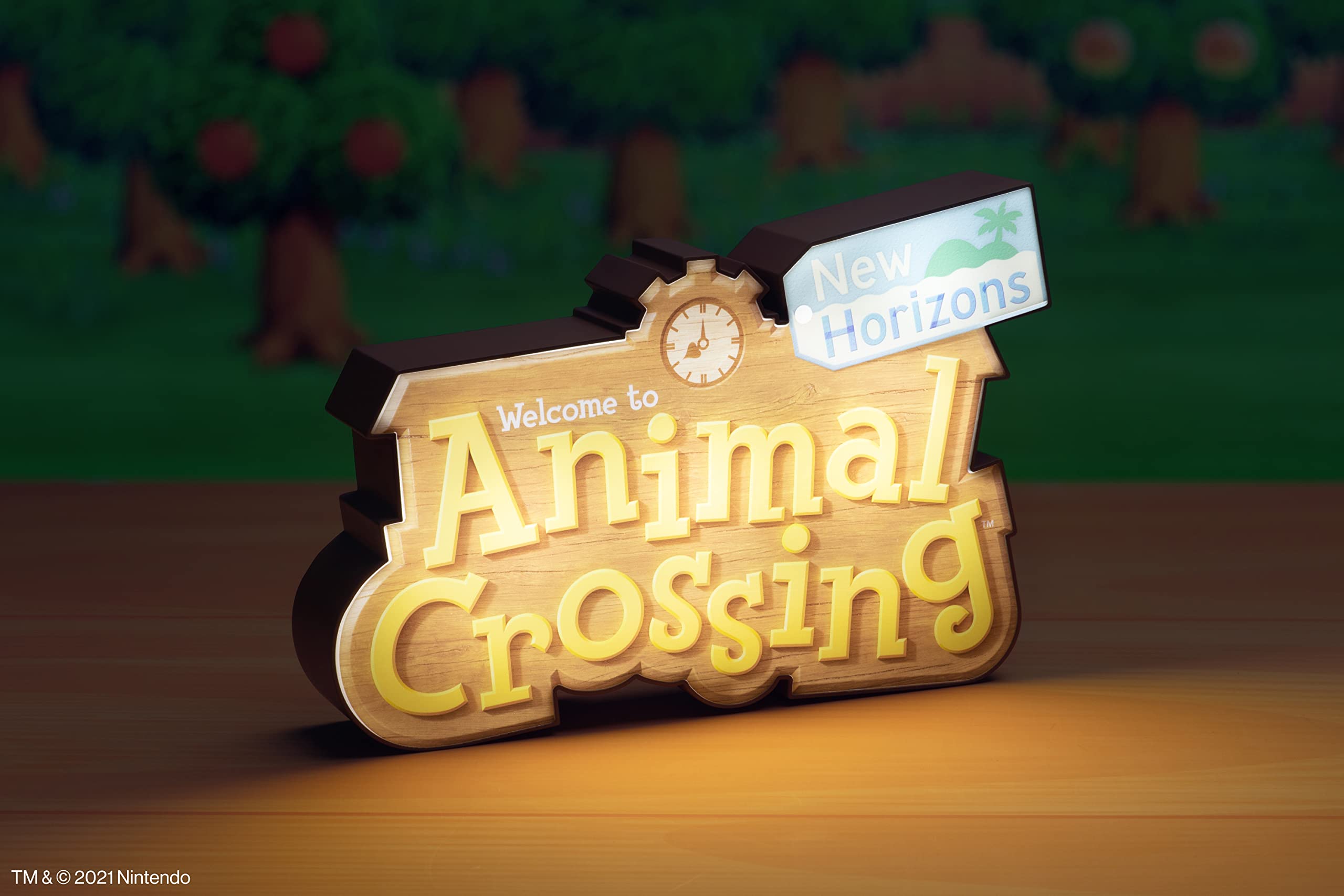 Paladone Animal Crossing Logo Light Lampe 2 Modi