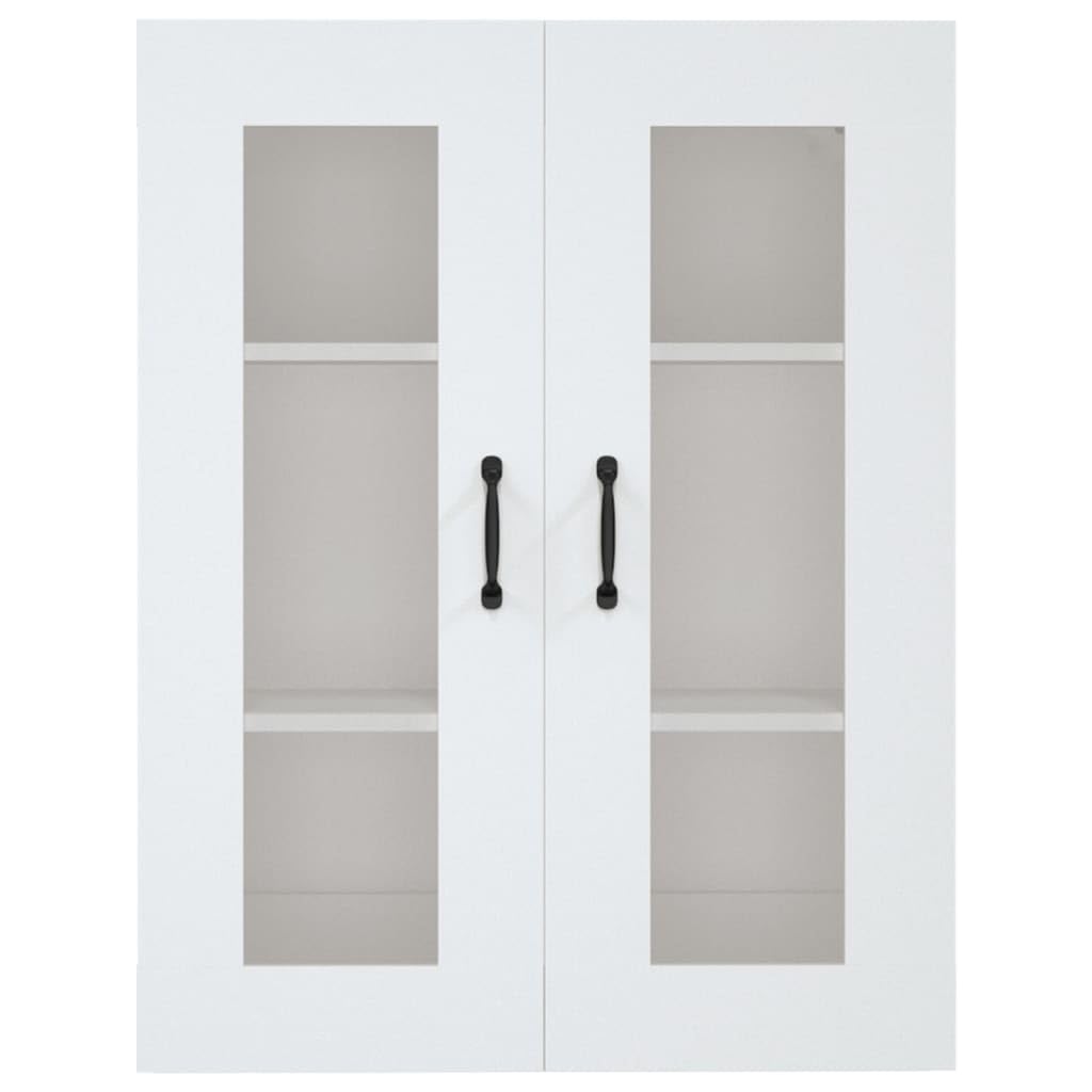 vidaXL Möbel Hängeschrank Weiß Holzwerkstoff 90 cm