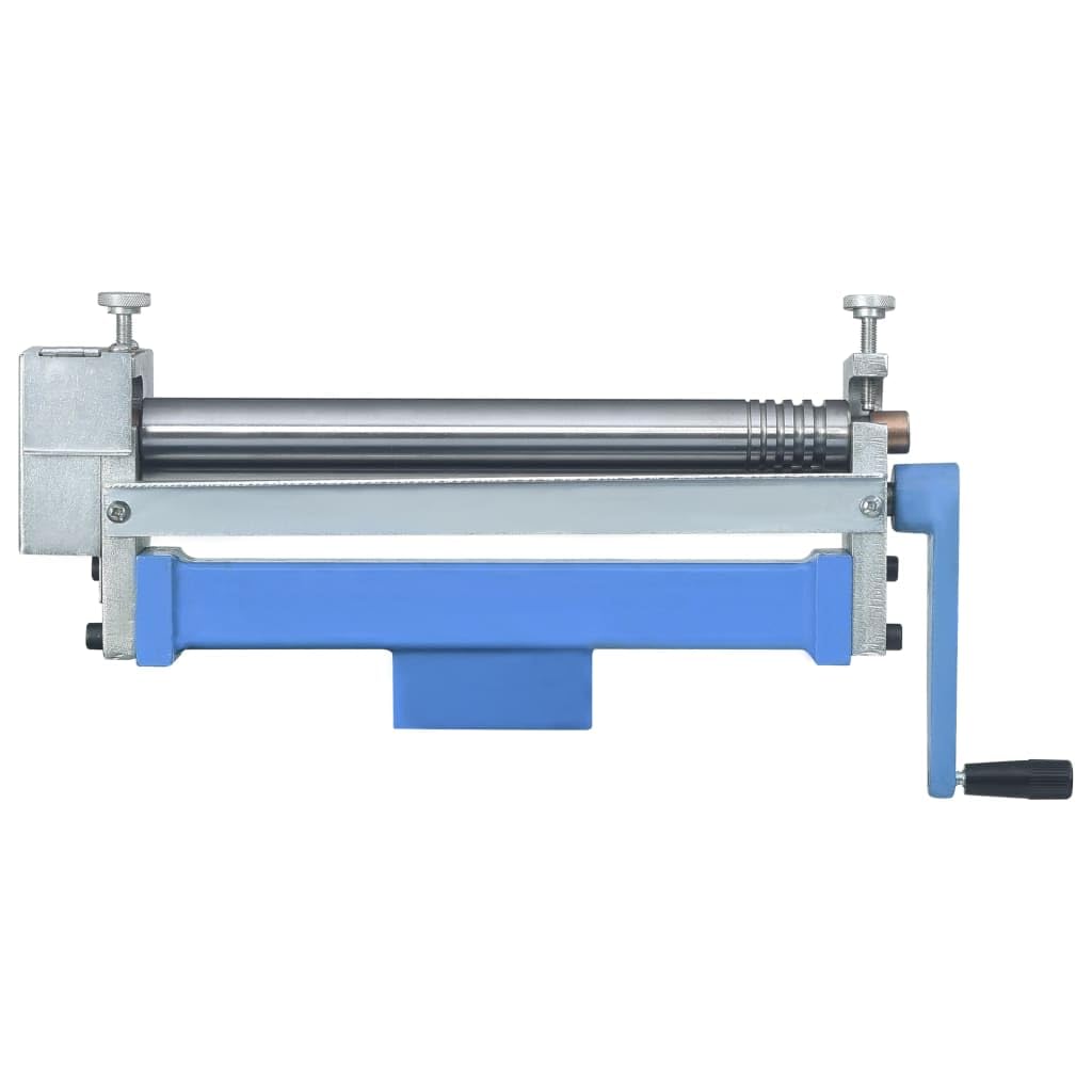 vidaXL Heimwerker Rundbiegemaschine 320 mm Gusseisen Blau