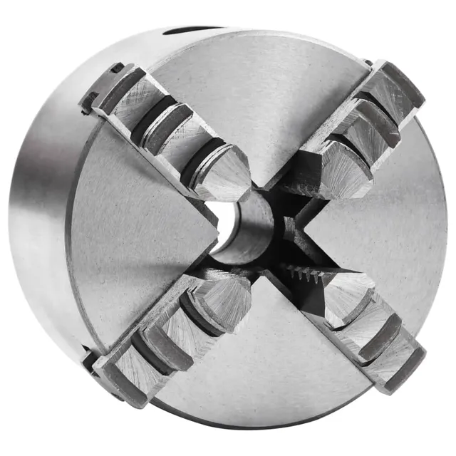 vidaXL Drehfutter 4-Backen Selbstzentrierend 80 mm Stahl