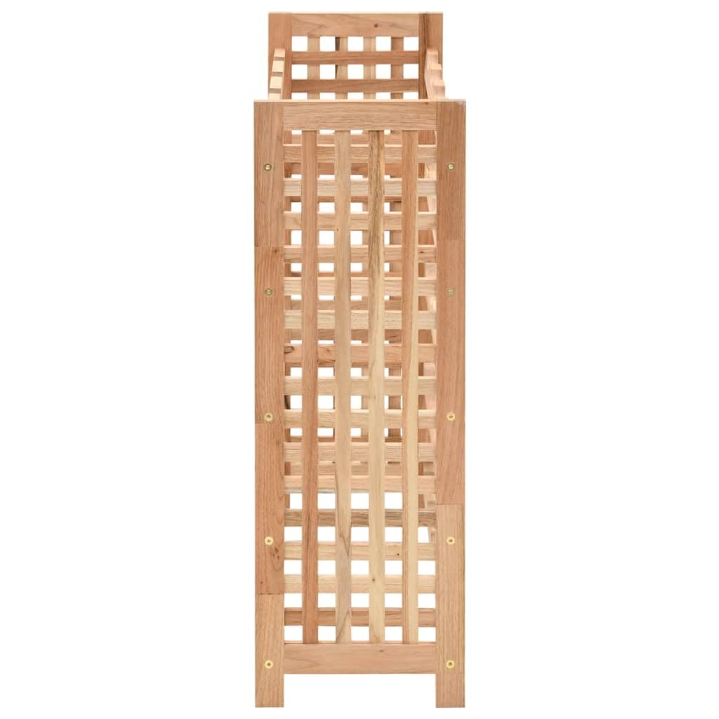 vidaXL Weinregal 25 Flaschen Nussbaumholz 63x25x73 cm