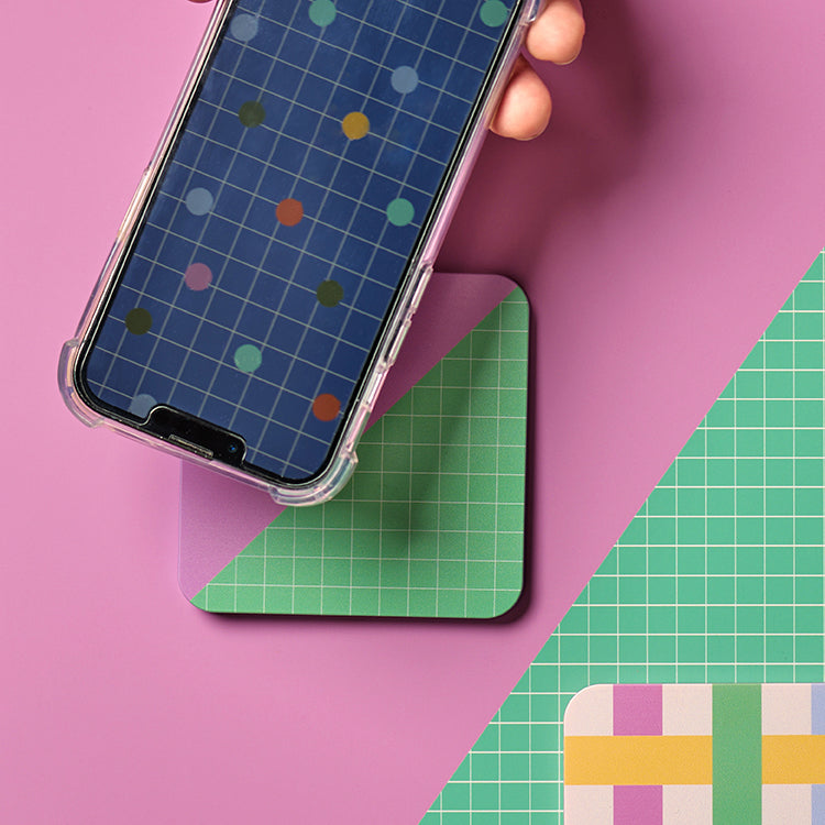 Kikkerland Inkerie Ladegerät Kabellos Colorblock 15W USB-C